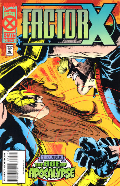 Cover for Factor-X (Marvel, 1995 series) #4 [Direct Edition]