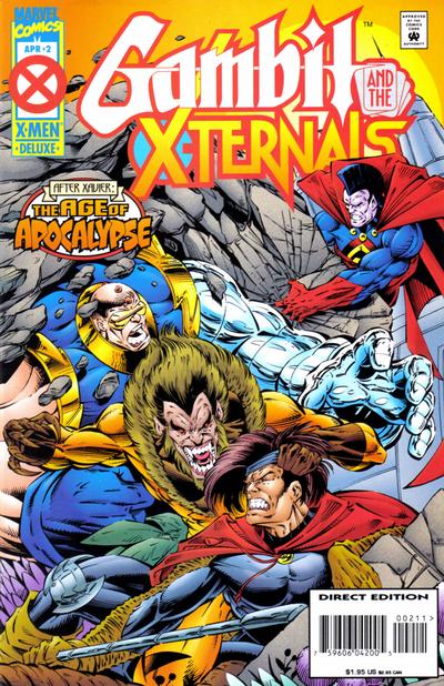 Cover for Gambit & The X-Ternals (Marvel, 1995 series) #2 [Direct Edition]