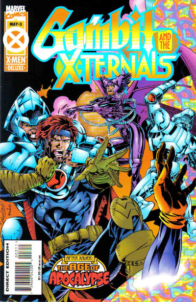 Cover for Gambit & The X-Ternals (Marvel, 1995 series) #3 [Direct Edition]
