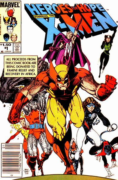 Cover for Heroes for Hope Starring the X-Men (Marvel, 1985 series) #1 [Newsstand]
