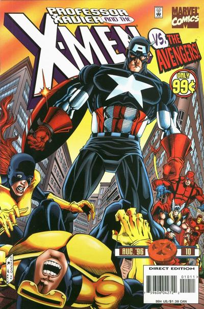Cover for Professor Xavier and the X-Men (Marvel, 1995 series) #10