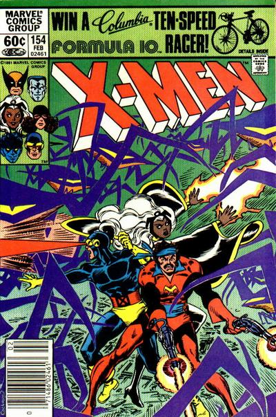 Cover for The Uncanny X-Men (Marvel, 1981 series) #154 [Newsstand]