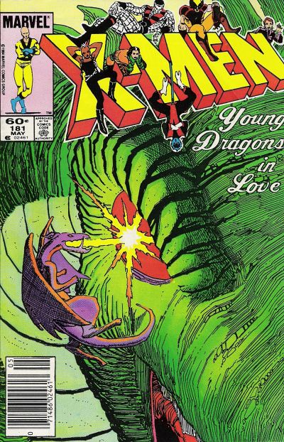 Cover for The Uncanny X-Men (Marvel, 1981 series) #181 [Newsstand]