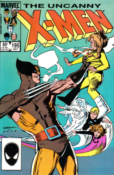 Cover for The Uncanny X-Men (Marvel, 1981 series) #195 [Direct]