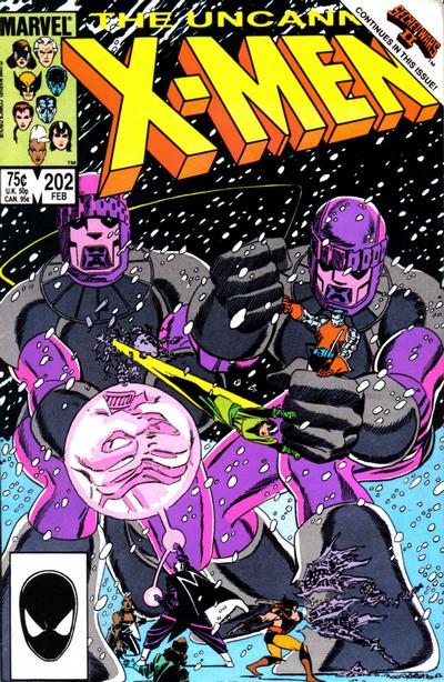 Cover for The Uncanny X-Men (Marvel, 1981 series) #202 [Direct]