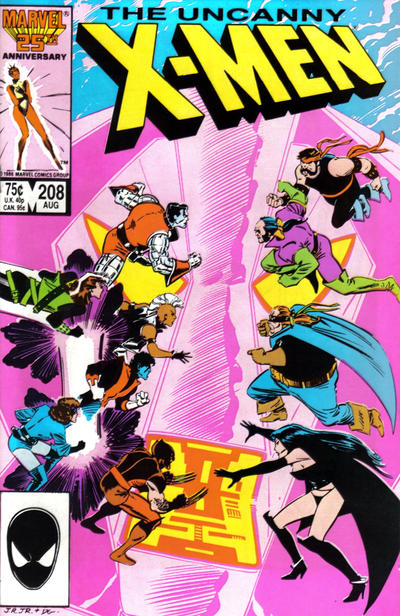 Cover for The Uncanny X-Men (Marvel, 1981 series) #208 [Direct]