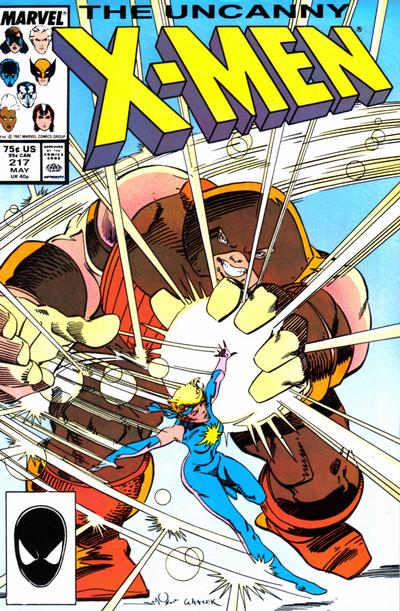 Cover for The Uncanny X-Men (Marvel, 1981 series) #217 [Direct]