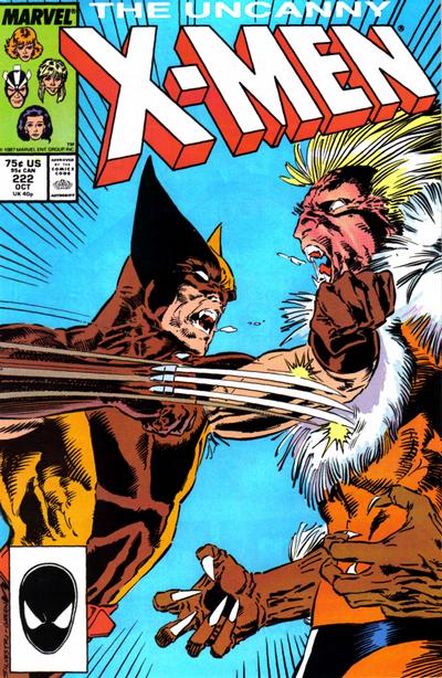 Cover for The Uncanny X-Men (Marvel, 1981 series) #222 [Direct]