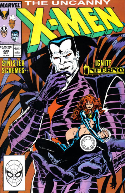 Cover for The Uncanny X-Men (Marvel, 1981 series) #239 [Direct]