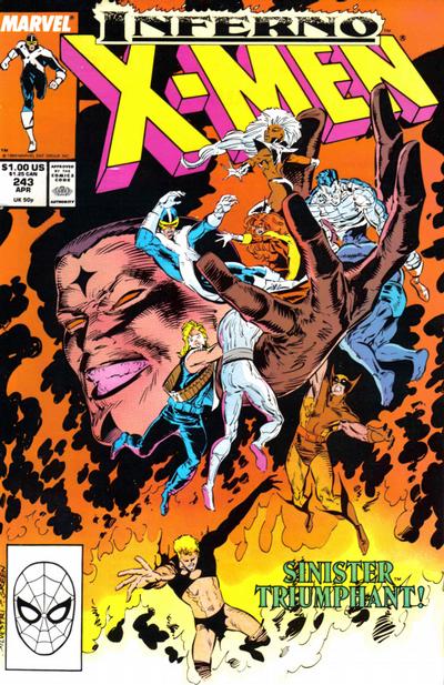 Cover for The Uncanny X-Men (Marvel, 1981 series) #243 [Direct]