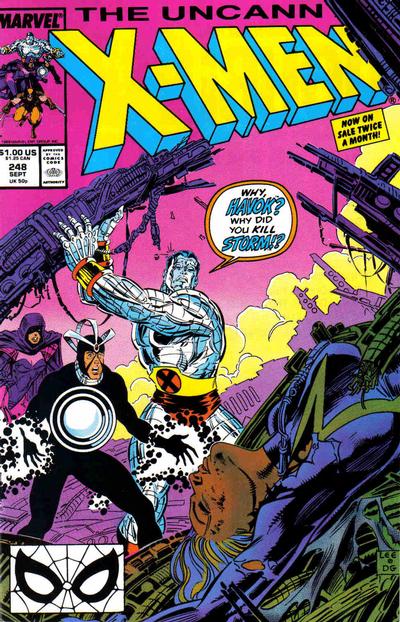 Cover for The Uncanny X-Men (Marvel, 1981 series) #248 [Direct]