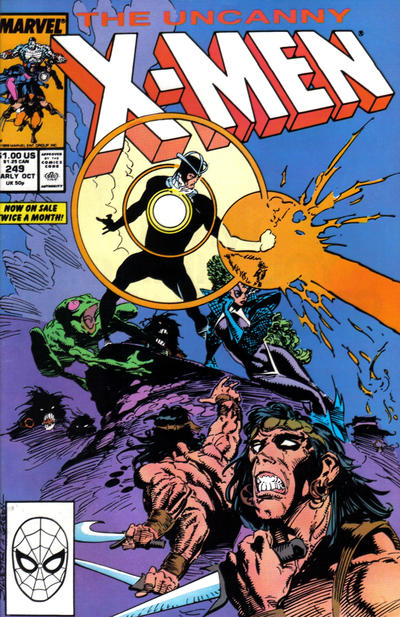 Cover for The Uncanny X-Men (Marvel, 1981 series) #249 [Direct]