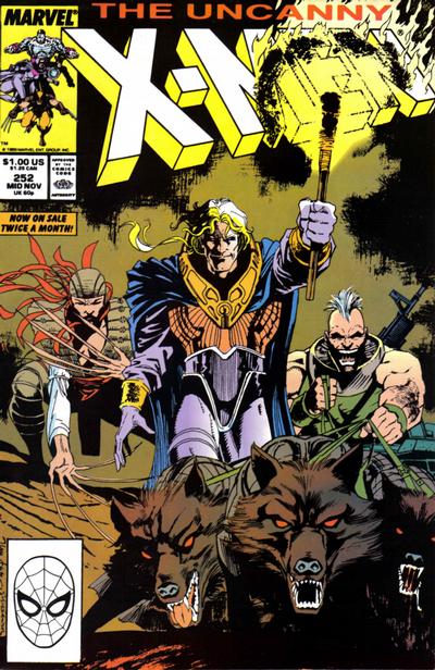 Cover for The Uncanny X-Men (Marvel, 1981 series) #252 [Direct]