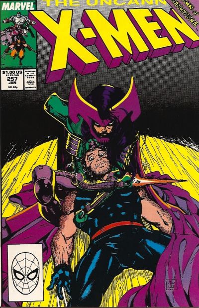 Cover for The Uncanny X-Men (Marvel, 1981 series) #257 [Direct]