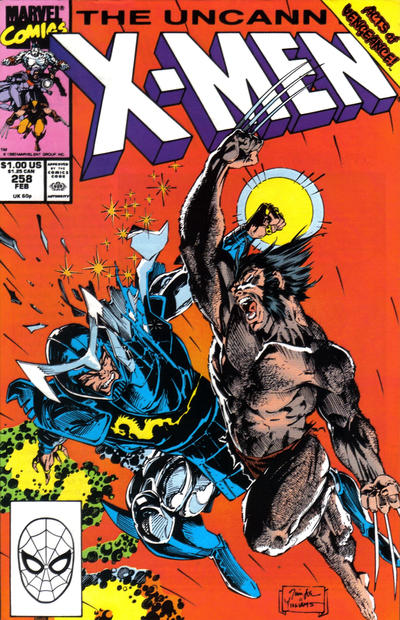 Cover for The Uncanny X-Men (Marvel, 1981 series) #258 [Direct]