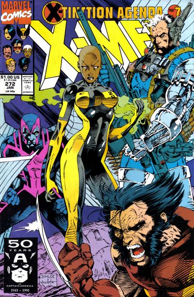 Cover for The Uncanny X-Men (Marvel, 1981 series) #272 [Direct]
