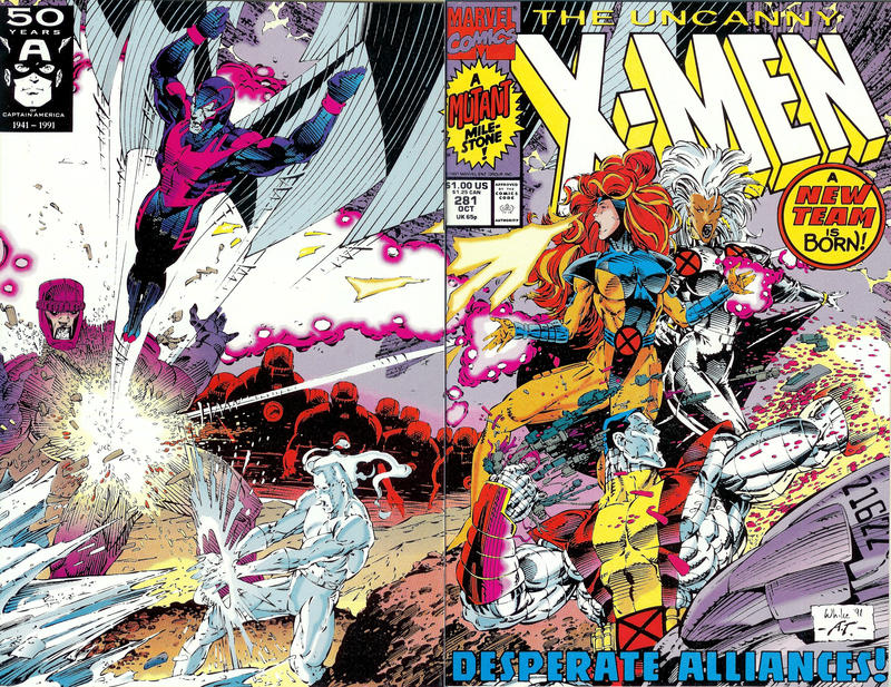 Cover for The Uncanny X-Men (Marvel, 1981 series) #281 [Direct]