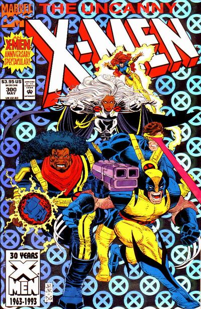 Cover for The Uncanny X-Men (Marvel, 1981 series) #300 [Direct]