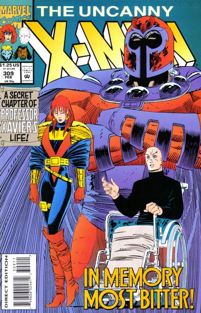 Cover for The Uncanny X-Men (Marvel, 1981 series) #309 [Direct Edition]