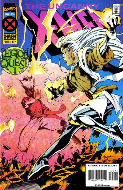 Cover for The Uncanny X-Men (Marvel, 1981 series) #320 [Direct Deluxe Edition]