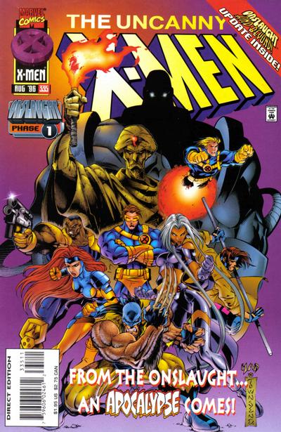 Cover for The Uncanny X-Men (Marvel, 1981 series) #335
