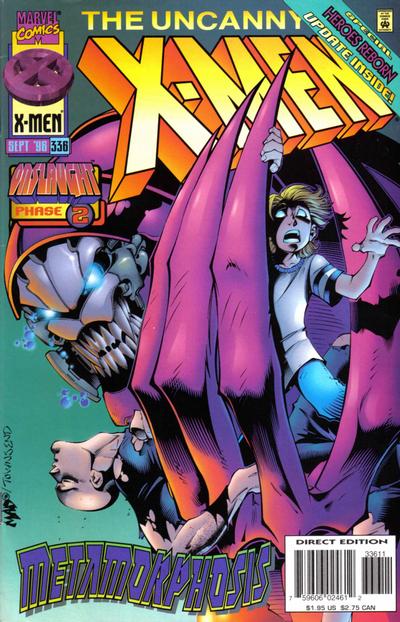 Cover for The Uncanny X-Men (Marvel, 1981 series) #336 [Direct Edition]