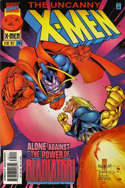 Cover for The Uncanny X-Men (Marvel, 1981 series) #341 [Direct Edition]
