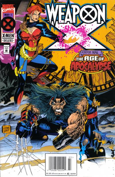Cover for Weapon X (Marvel, 1995 series) #1 [Newsstand]