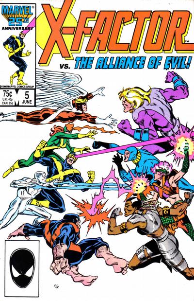 Cover for X-Factor (Marvel, 1986 series) #5 [Direct]