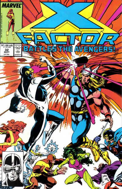 Cover for X-Factor (Marvel, 1986 series) #32 [Direct]