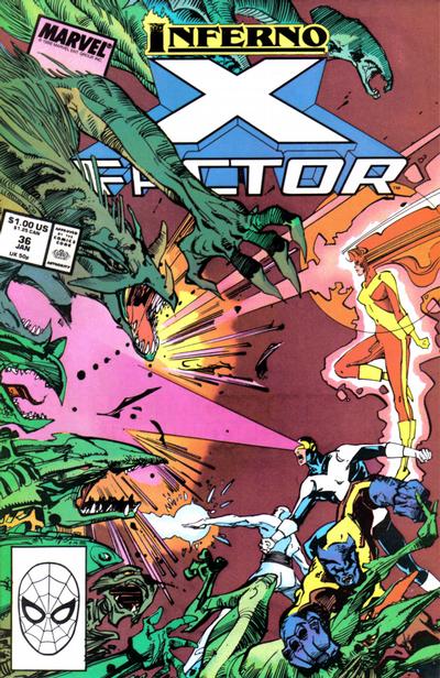 Cover for X-Factor (Marvel, 1986 series) #36 [Direct]