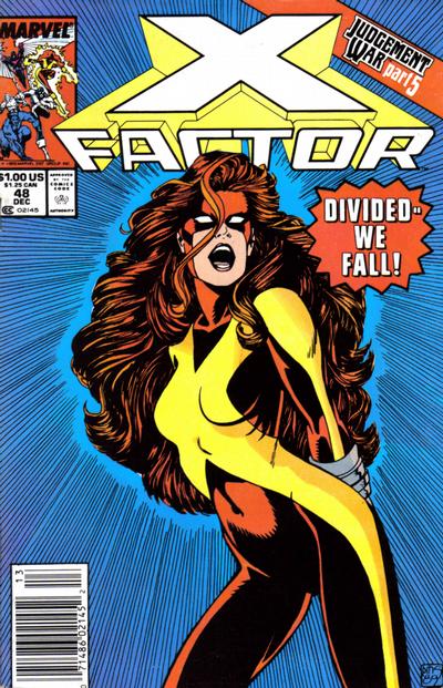 Cover for X-Factor (Marvel, 1986 series) #48 [Newsstand]