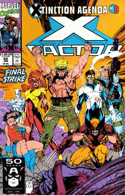 Cover for X-Factor (Marvel, 1986 series) #62 [Direct]