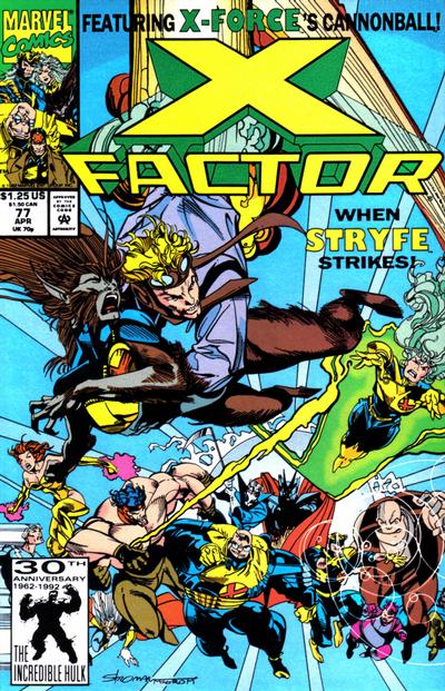 Cover for X-Factor (Marvel, 1986 series) #77 [Direct]