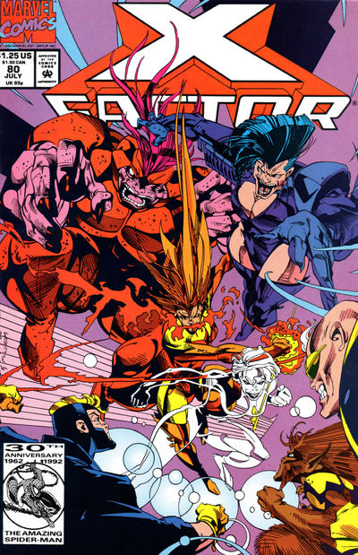 Cover for X-Factor (Marvel, 1986 series) #80 [Direct]