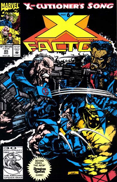 Cover for X-Factor (Marvel, 1986 series) #85 [Direct]