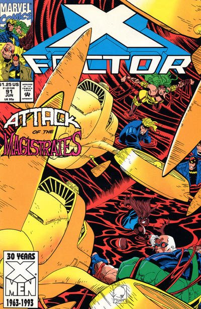 Cover for X-Factor (Marvel, 1986 series) #91 [Direct]