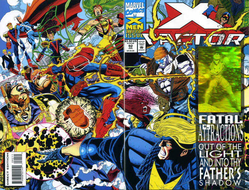 Cover for X-Factor (Marvel, 1986 series) #92 [Direct Edition]