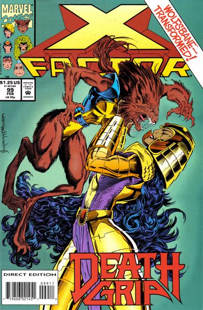 Cover for X-Factor (Marvel, 1986 series) #99 [Direct Edition]