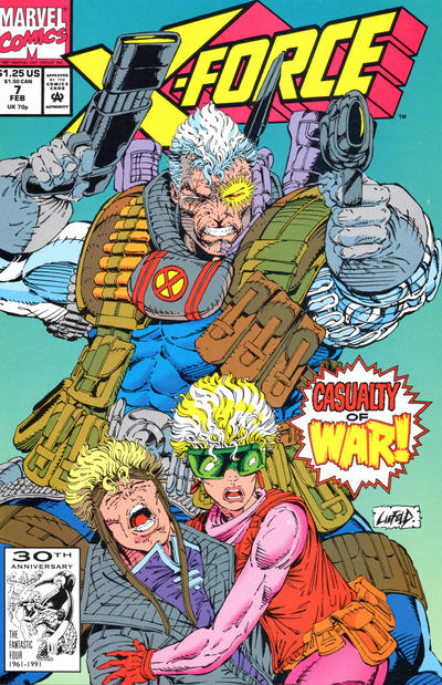 Cover for X-Force (Marvel, 1991 series) #7 [Direct]