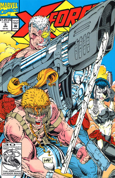 Cover for X-Force (Marvel, 1991 series) #9 [Direct]
