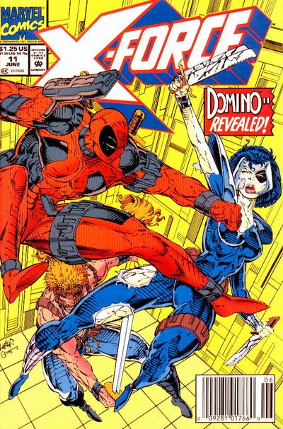 Cover for X-Force (Marvel, 1991 series) #11 [Newsstand]