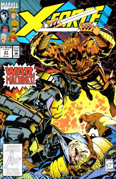Cover for X-Force (Marvel, 1991 series) #21 [Direct]
