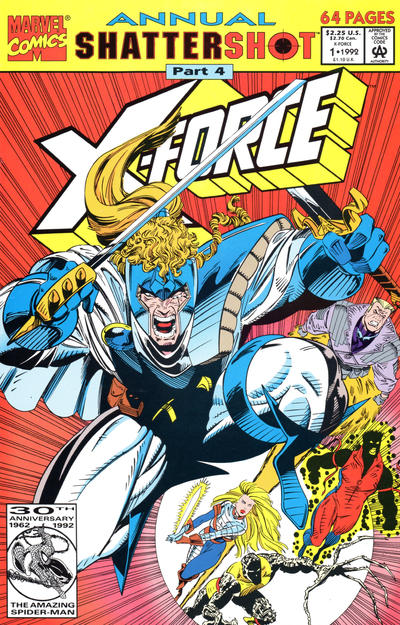 Cover for X-Force Annual (Marvel, 1992 series) #1 [Direct]