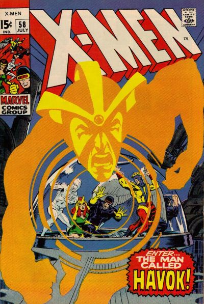 Cover for The X-Men (Marvel, 1963 series) #58