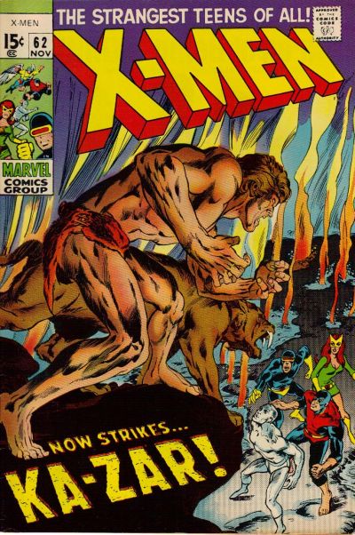 Cover for The X-Men (Marvel, 1963 series) #62