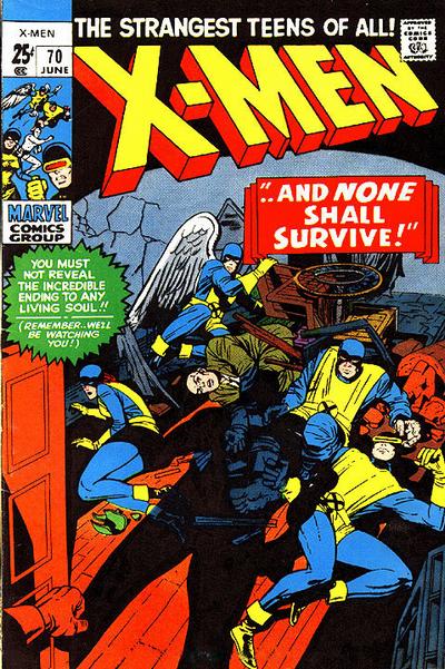 Cover for The X-Men (Marvel, 1963 series) #70