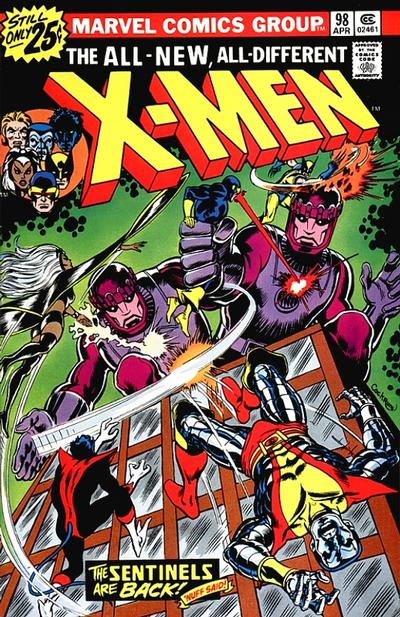 Cover for The X-Men (Marvel, 1963 series) #98 [25¢]
