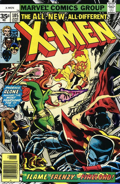 Cover for The X-Men (Marvel, 1963 series) #105 [35¢]