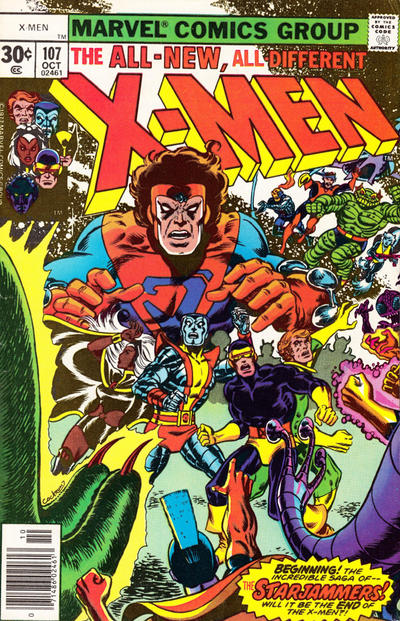 Cover for The X-Men (Marvel, 1963 series) #107